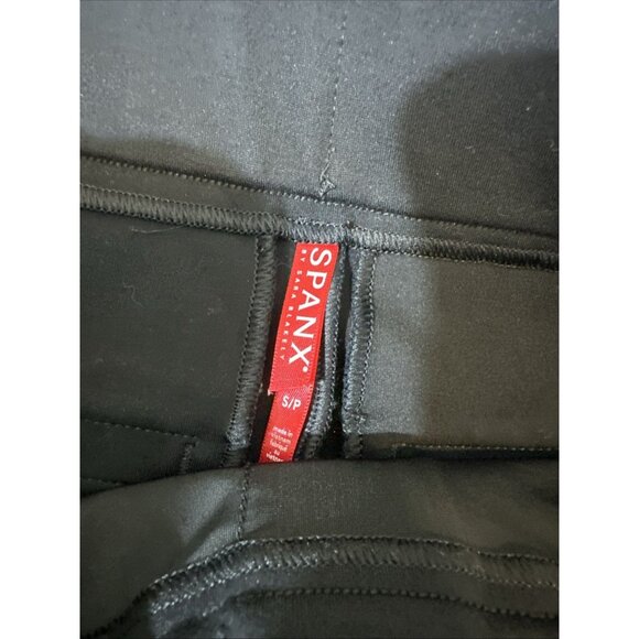 SPANX SuperSmooth 20254R PerfectFit Ponte Slim Straight Pant Black, Size S - Picture 6 of 12